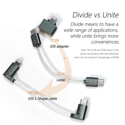 DD DdHiFi MFi06 Light Ning To USB TypeC Data Cable To Connect IOS Dev