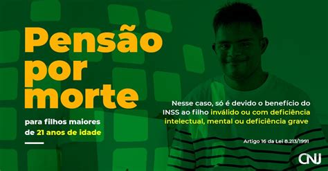 CNJ On Twitter O Filho Dependente De Um Segurado Do INSS Que Faleceu