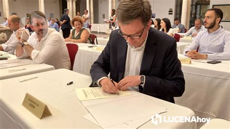 El Ayuntamiento de Lucena recibe más de 238 000 euros del Plan