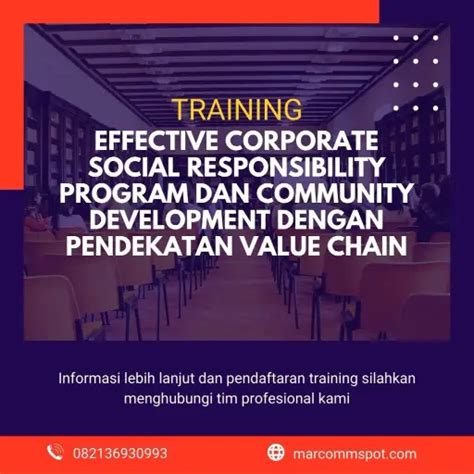 Pelatihan Effective Corporate Social Responsibility Csr Semacam