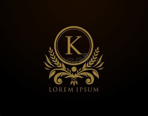 K Letter Logo Luxury Royal Monogram Design Stock Illustrations 1 794