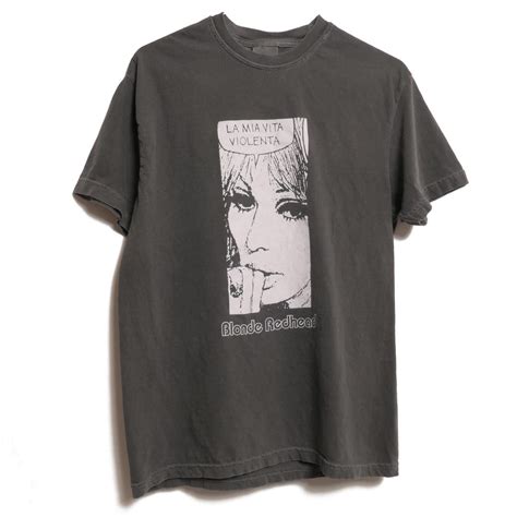 Blonde Redhead Band Tee Ultra Faded Shoegaze Ambient Post Rock Noise Chill Slowdive Shoegazer