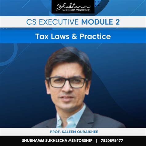 Cs Executive Module Tax Laws Practice New Syllabus