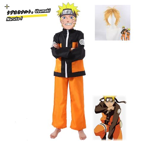 Anime Cosplay Uzumaki Naruto Costumes Outfit Show Suits Japanese