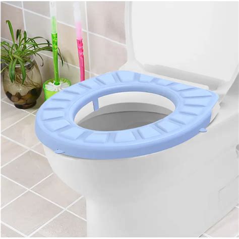 Custom Silicone Toilet Seat Cover Cushion Reusable Padded Toilet Seat