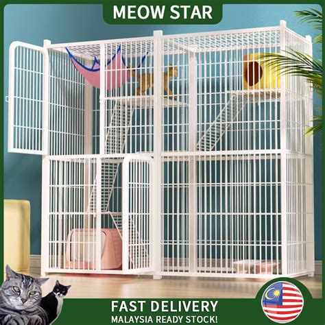 Sangkar Kucing Besar Murah Tingkat Level Cat Cage Big Size Large