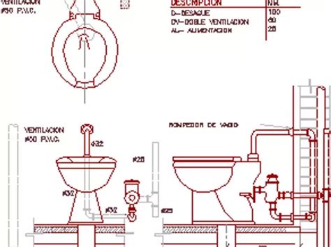 Detalle Conexi N Inodoro En Autocad Descargar Cad Kb