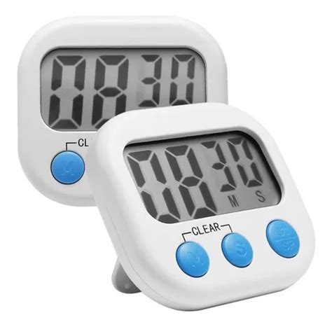 Kit Timer Digital Cron Metro Im Cozinha Treino Academia