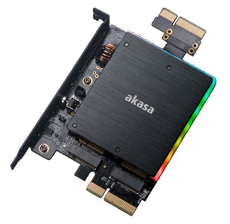 Akasa Adapt R X M Sata Pcie X Pcie S Chladi Em A Rgb