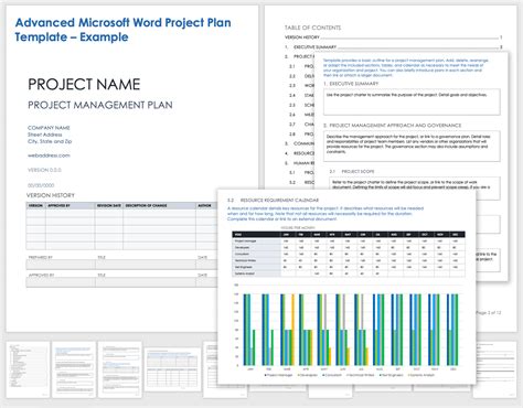 Free Microsoft Word Project Management Templates Smartsheet