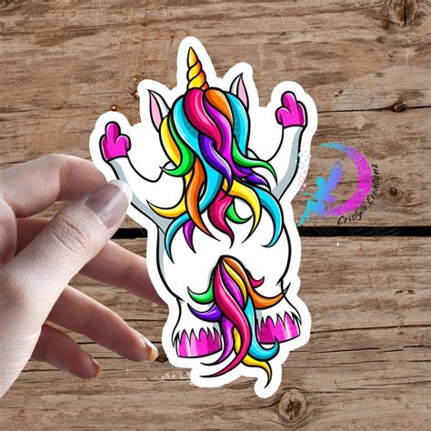 Unicorn Sticker Etsy