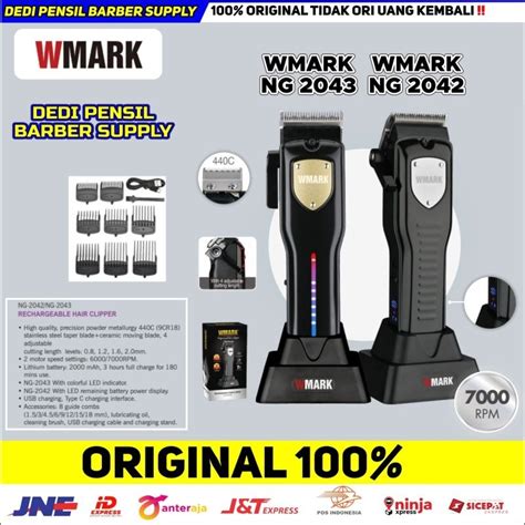 Jual Wmark Ng Ng Hair Clipper Alat Cukur Elektrik