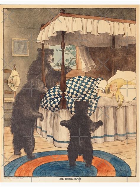 Goldilocks And The Three Bears 1918 Vintage Illustration Poster For Sale By Bellatierra In