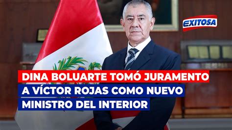 Dina Boluarte toma juramento a Víctor Rojas Herrera como nuevo