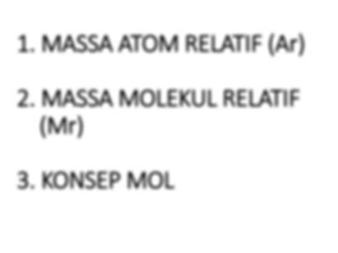 SOLUTION Konsep Mol Dan Stoikiometri Perhitungan Kimia Studypool