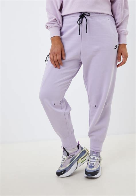 Брюки спортивные Nike W Nsw Tch Flc Pant Hr цвет фиолетовый