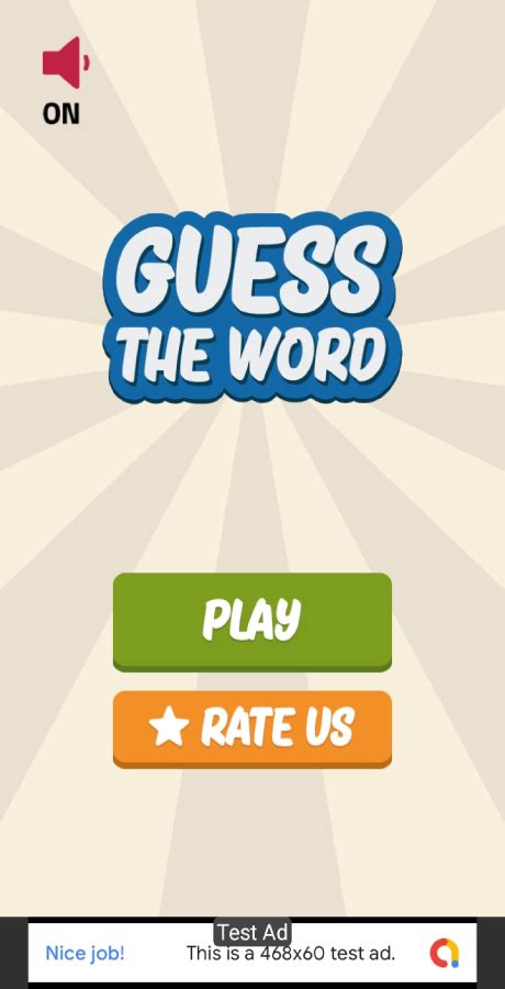 Guess The Word Word Quiz Game Android Studio Project With Admob Ads