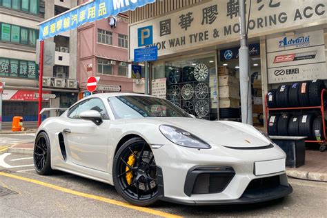 Porsche Cayman Gt Bbs Fi R Satin Black Wheels Kwok