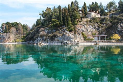 Lago Ohrid Macedônia foto de stock Imagem de vida casa 41016770