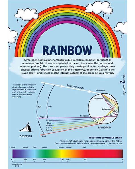 The Rainbow 🌈 How Does A Rainbow Form What Are Its Colors👉scroll For See It In Spanish And