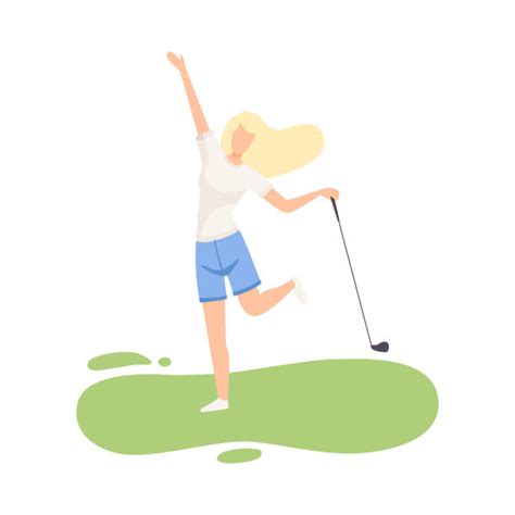 Best Female Golf Illustrations Royalty Free Vector Graphics And Clip Art Istock