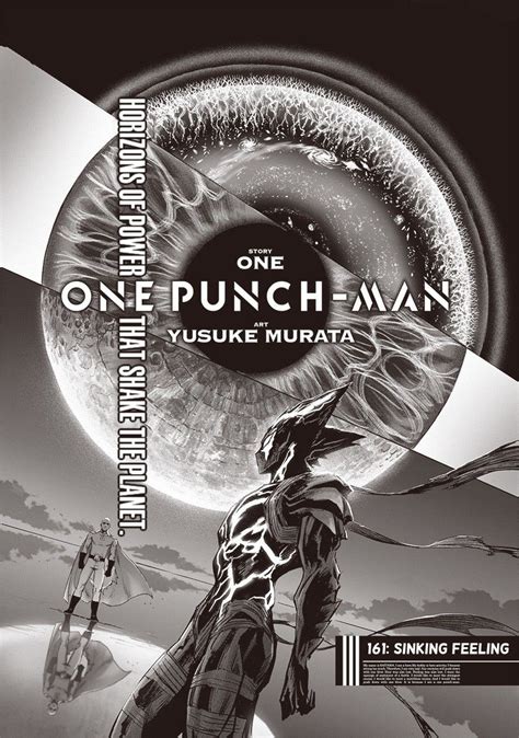 Saitama vs Garou Chapter 161 Cover | One punch man manga, One punch man, One punch