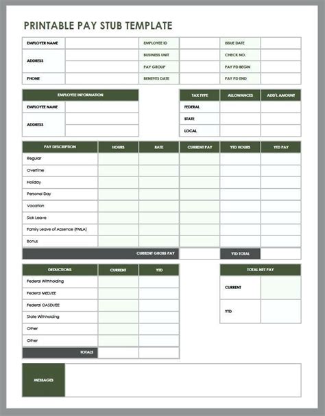 Editable Pastel Payroll Payslip Template | Template.vercel.app