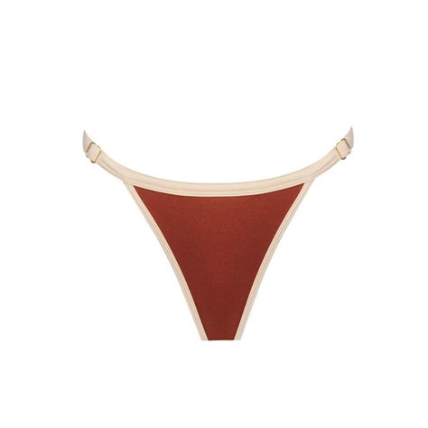 Bari Bikini Bottom Color Copper Bikini Bottom With Adjustable Side