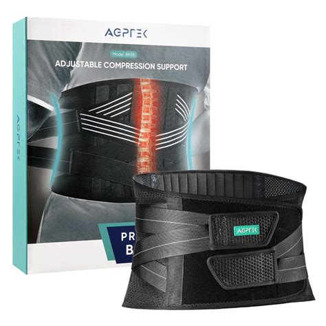 Buy AGPTEK Back Brace For Lower Back Pain Women Men Adjustable Lumbar