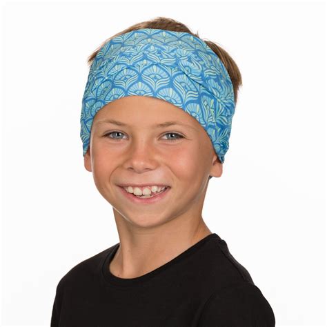 Peacock Themed Kids Bandana | Sun Protection by Hoo-rag