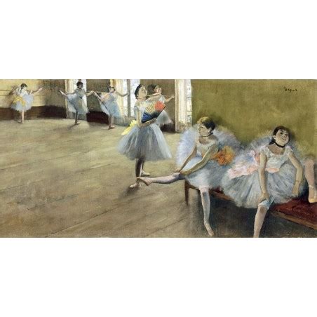 Quadro Stampa Su Tela Edgar Degas La Scuola Di Danza Dettaglio