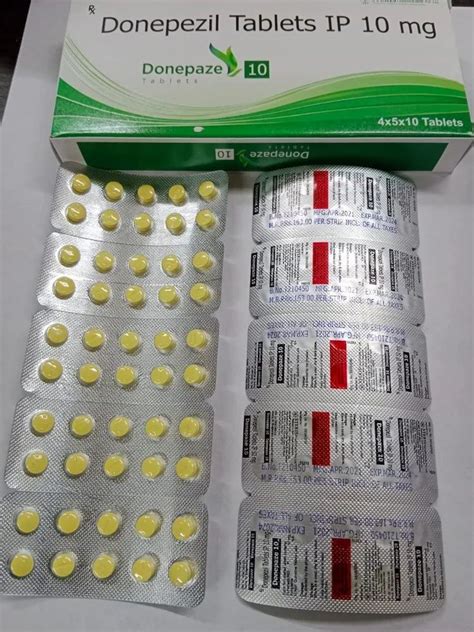 Donepezil Tablet 10 Mg Intas Pharmaceuticals Ltd Prescription At Rs