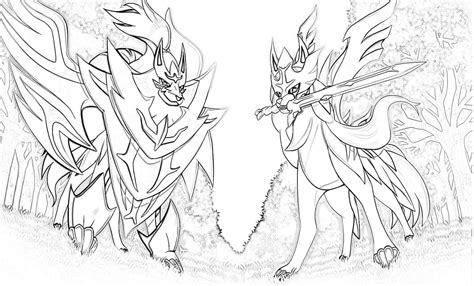 43 zacian pokemon coloring pages - Printable coloring pages for free