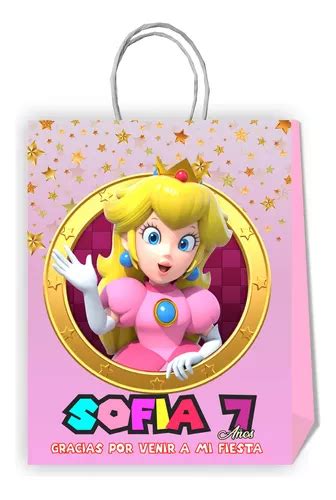 Bolsas Dulceras Personalizadas Princesa Peach Super Mario