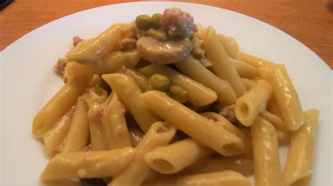 Pasta Mushrooms Peas And Sausage Pasta Alla Boscaiola By Vito Chef Salerno Italy R Recipes