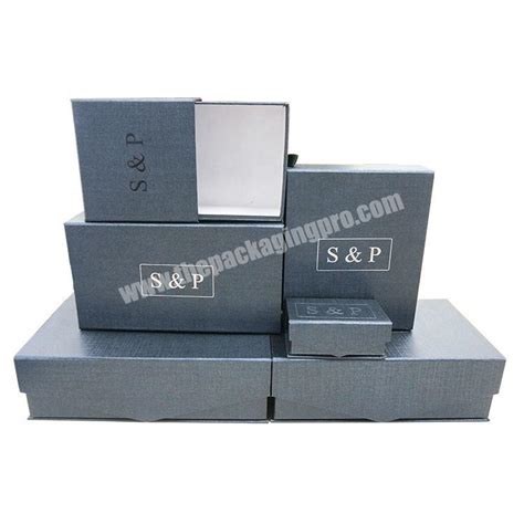 FSC Certificate Wholesale 1200gcardboard Grey Paper Drawer Packaging