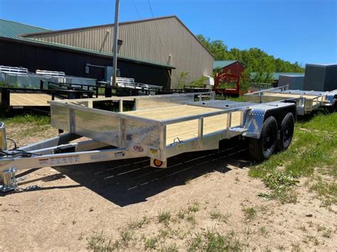 2025 Quality Aluminum 82 X 14 TA 7K Simplicity Utility Trailer In