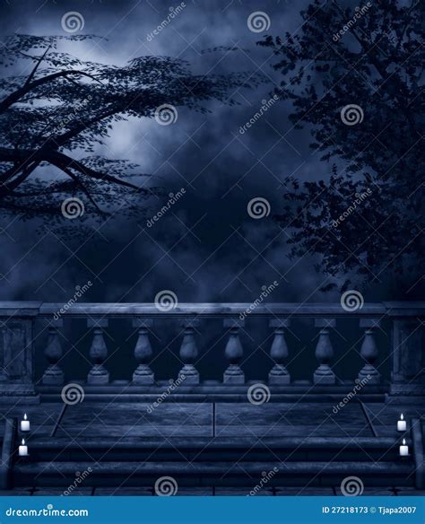 Dark Night Stock Illustration Illustration Of Trees 27218173