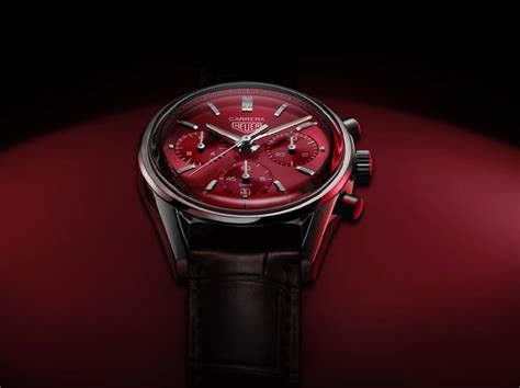 Tag Heuer Introduces The Tag Heuer Carrera Red Dial Limited Edition