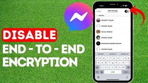 How To Remove Turn Off End To End Encryption In Messenger Iphone