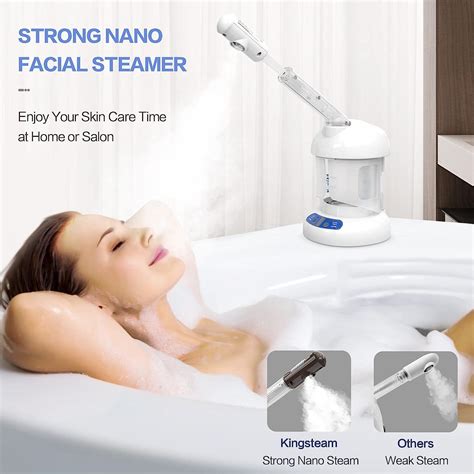 Kingsteam Facial Steamer With Extendable Arm Professional Nano Ionic