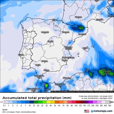 Estas Son Las Lluvias Previstas Para Esta Semana Por Los Modelos Numéricos