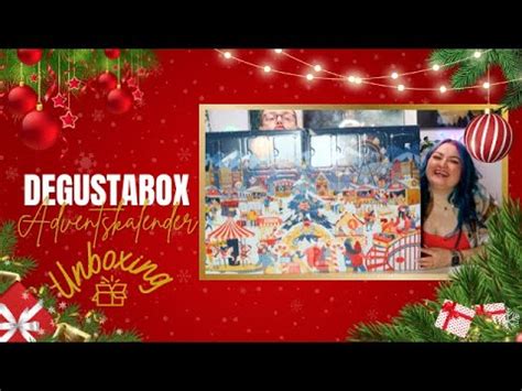 Degustabox Adventskalender Unboxing Komplett Yoonessa Youtube