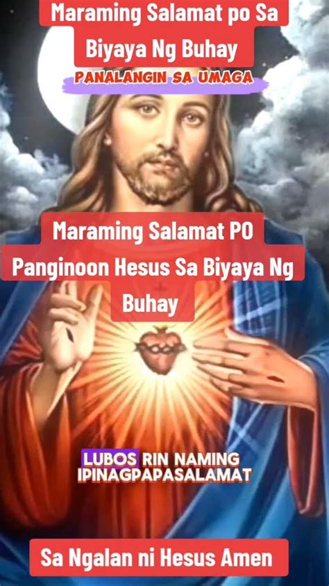 Maraming Salamat Po Panginoon Hesus Sa Biyaya Ng Buhay Amen Love God