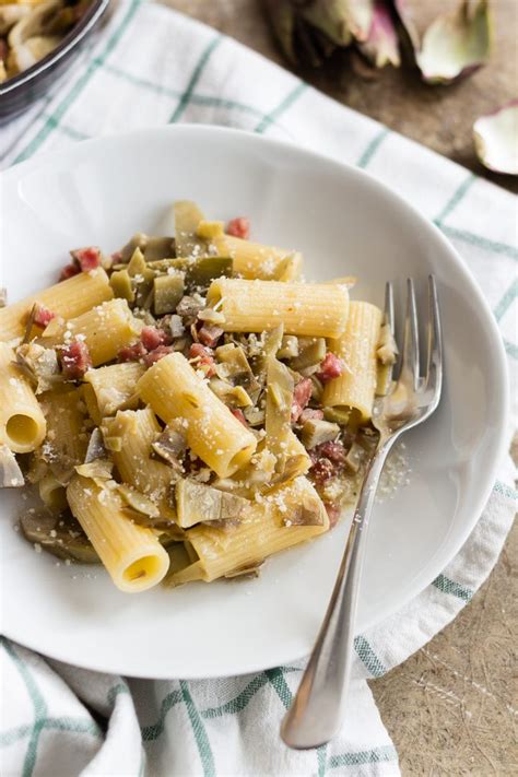 Pasta Con Carciofi E Speck