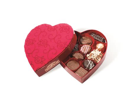 Rocky Mountain Chocolate Factory Small Satin Heart Box