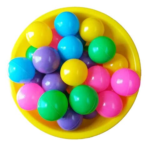 Bolinha Para Piscina Colorida Unidades Mm Mercadolivre