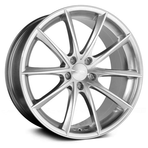 Ace® Convex Wheels Hyper Silver With Machined Face Rims