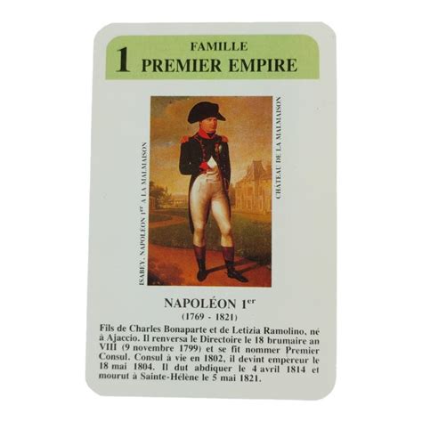 Jeu des 7 familles Histoire de France jeu de cartes Label Emmaüs