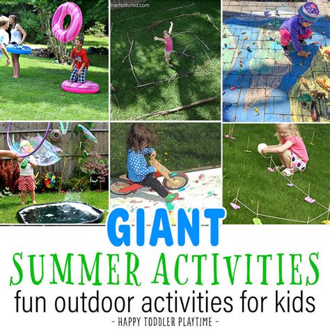 20+ GIANT Summer Activities for Kids - Happy Toddler Playtime